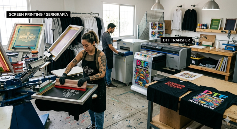 Diferencias entre Serigrafía y DTF: ¿Cuál elegir?